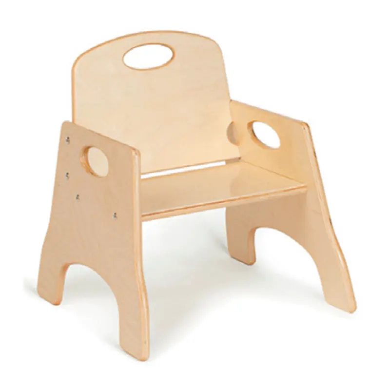 Wooden Toddler Stackable Chair 1 Wooden Toddler Stackable Chair