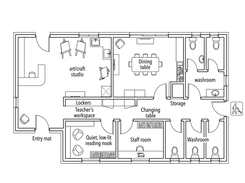 Daycare Floor Plan: Layout Ideas, Space Planning &Amp; Setup Tips 20 Daycare Floor Plan Design Tips