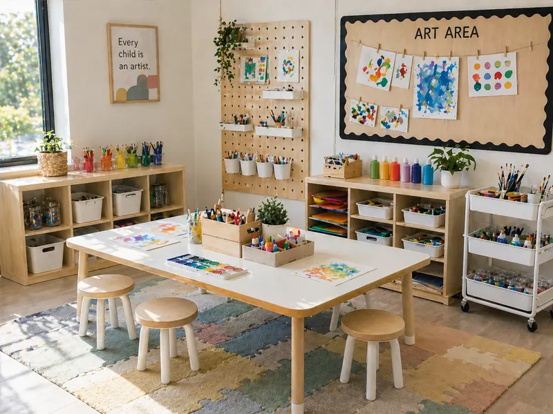 Preschool Classroom Layout: A Practical Guide For Functional Early Learning Spaces 9 Preschool Art Area Environment