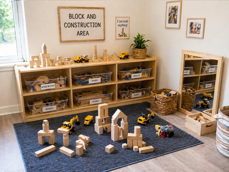 Preschool Classroom Layout: A Practical Guide For Functional Early Learning Spaces 11 Preschool Block And Construction Area