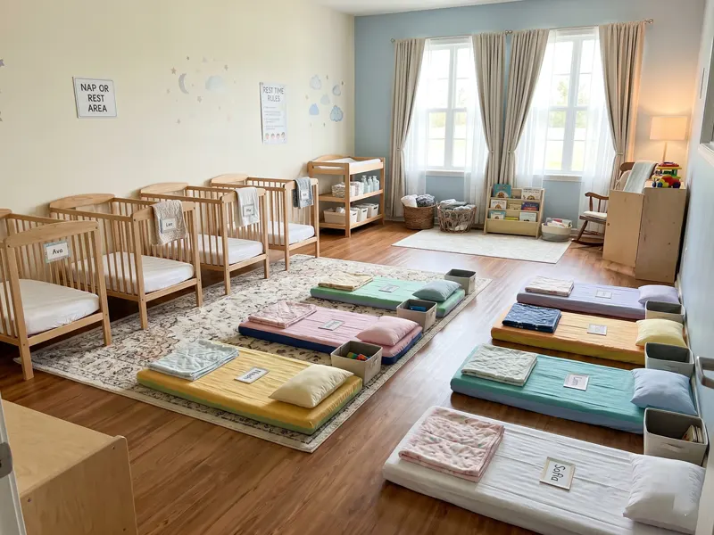 Preschool Classroom Layout: A Practical Guide For Functional Early Learning Spaces 18 Preschool Nap Or Rest Environment