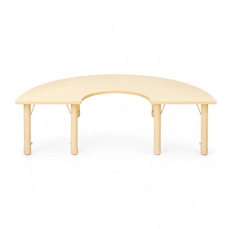 Adjustable Height Half Circle Table 1 Half Circle Table