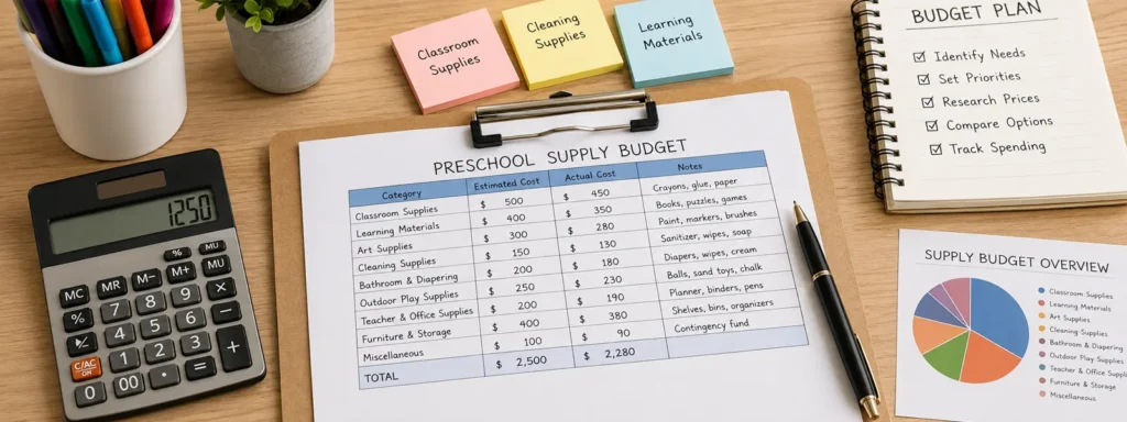 Complete Preschool Supply List For Setting Up A Preschool Classroom 15 How To Build A Preschool Supply Budget