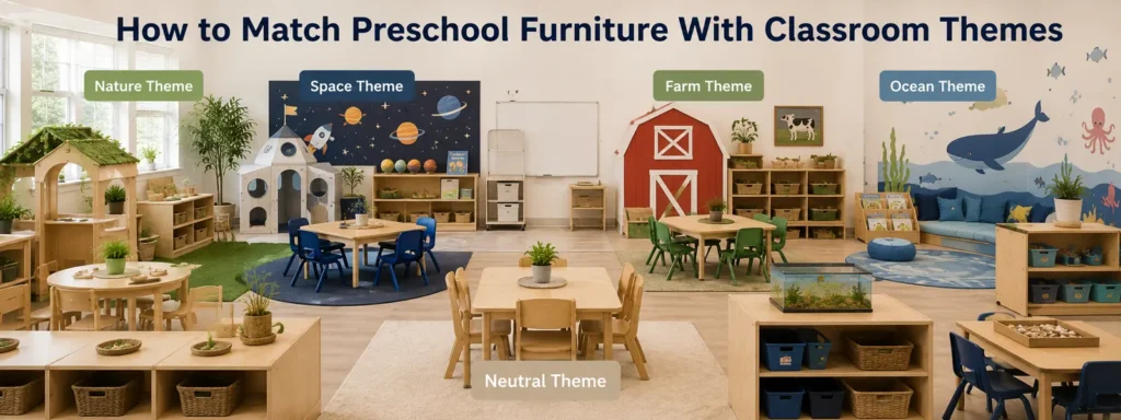 Best Preschool Classroom Themes For Modern Early Learning Environments 26 How To Match Preschool Furniture With Classroom Themes