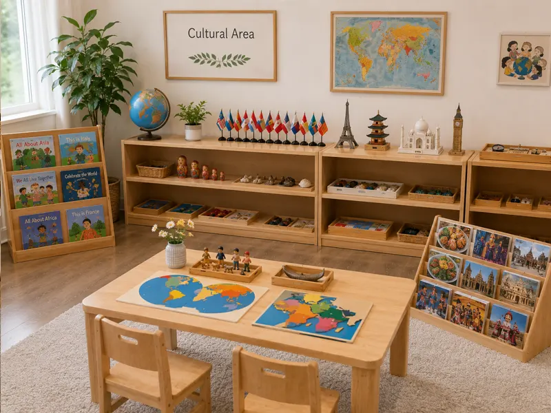 Montessori Classroom Setup Guide For Toddler &Amp; Preschool Programs 12 Montessori Cultural Area