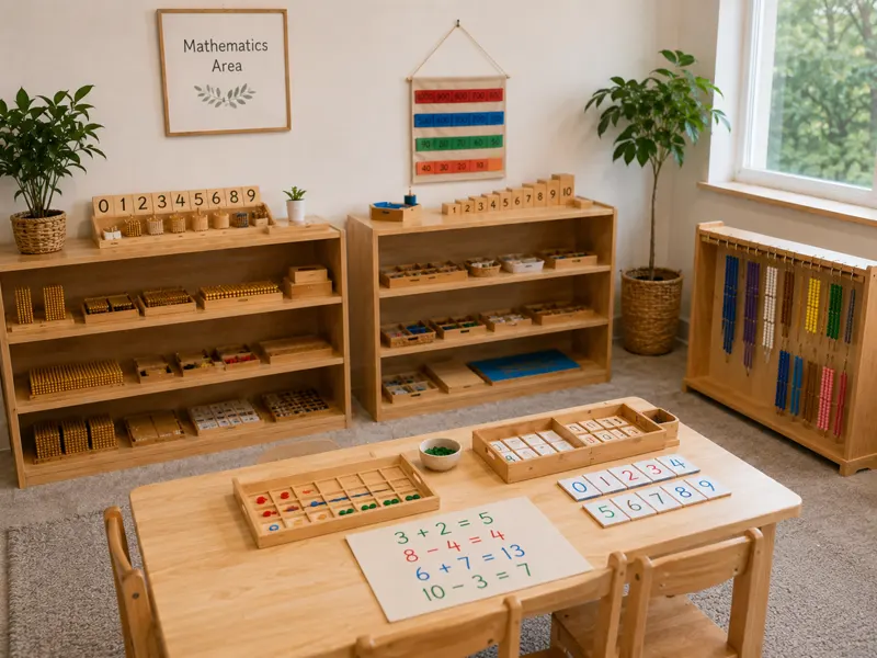 Montessori Classroom Setup Guide For Toddler &Amp; Preschool Programs 8 Montessori Mathematics Area