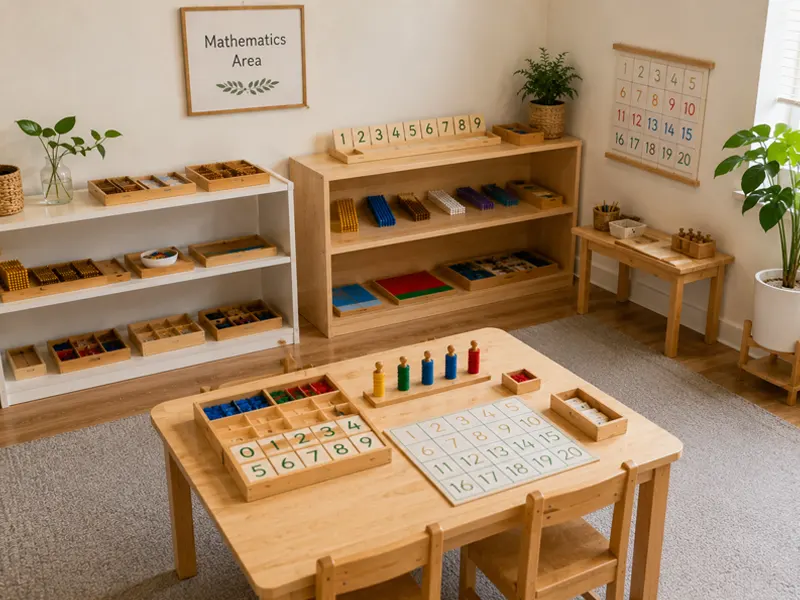 Montessori Classroom Setup Guide For Toddler &Amp; Preschool Programs 7 Montessori Mathematics Classroom Area