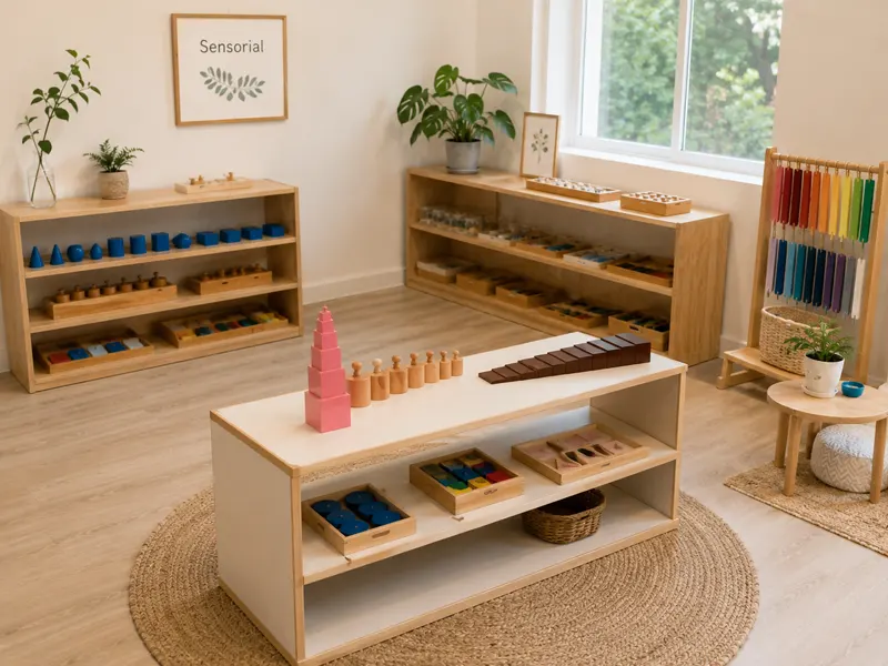 Montessori Classroom Setup Guide For Toddler &Amp; Preschool Programs 5 Montessori Sensorial Classroom Area