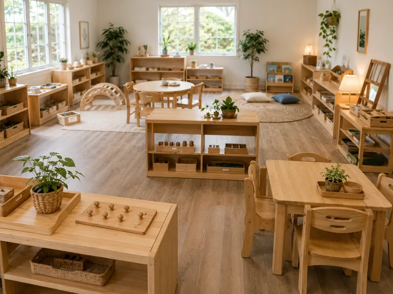 Montessori Classroom Setup Guide For Toddler &Amp; Preschool Programs 21 Natural Wood Montessori Classroom