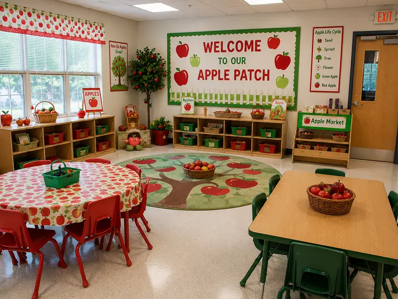 Best Preschool Classroom Themes For Modern Early Learning Environments 15 Preschool Classroom Apple Themes