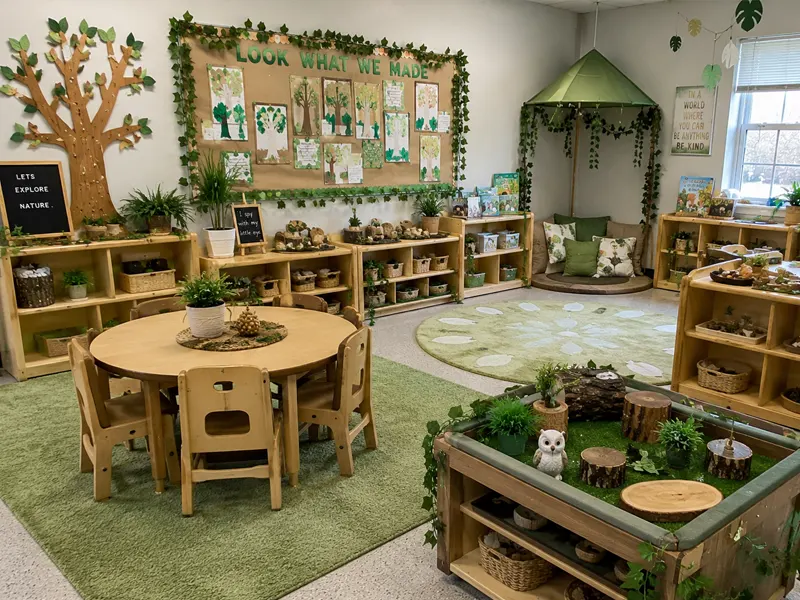 Best Preschool Classroom Themes For Modern Early Learning Environments 3 Preschool Classroom Nature Theme