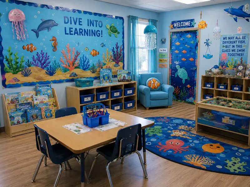 Best Preschool Classroom Themes For Modern Early Learning Environments 8 Preschool Classroom Ocean Theme