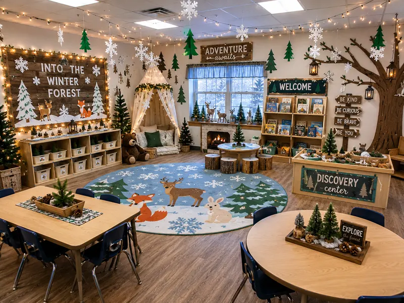 Best Preschool Classroom Themes For Modern Early Learning Environments 19 Preschool Classroom Winter Forestthemes