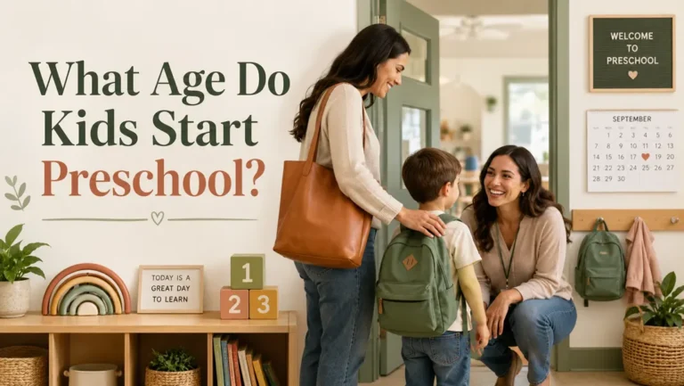 What Age Do Kids Start Preschool