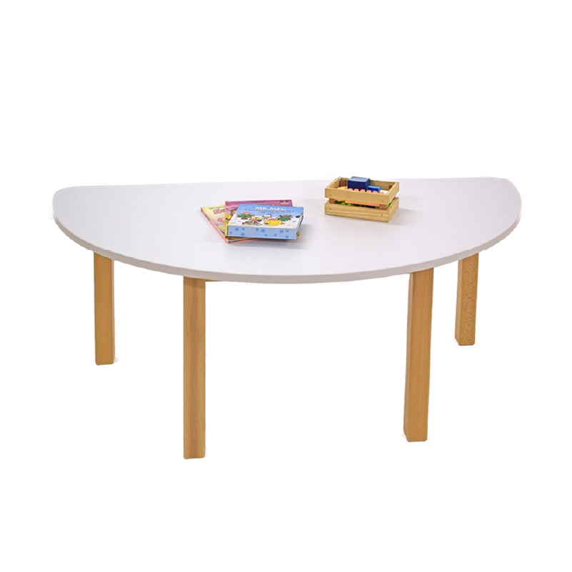 White Top Semi Circle Table 1 White Top Semi Circle Table