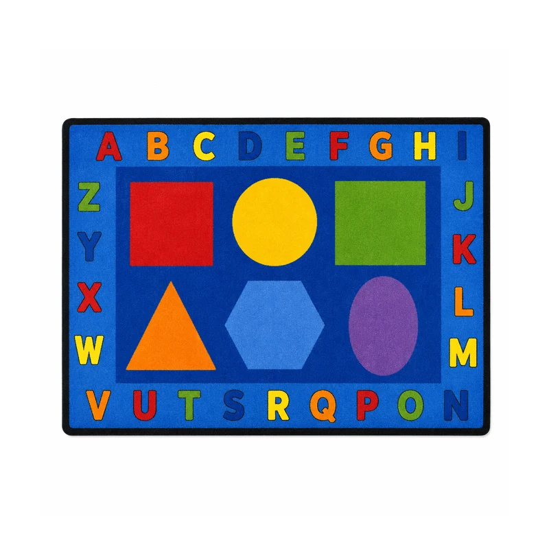 Alphabet Shapes Carpet 1 Alphabet Shapes Carpet