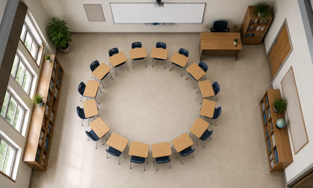 Classroom Seating Arrangements: Types, Benefits, And Best Practices 7 Classroom Seating Arrangements Circle Seating