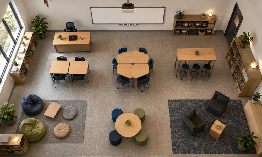 Classroom Seating Arrangements: Types, Benefits, And Best Practices 8 Classroom Seating Arrangements Flexible Seating