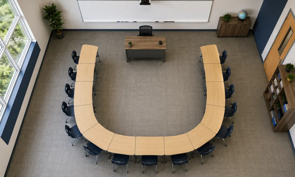 Classroom Seating Arrangements: Types, Benefits, And Best Practices 6 Classroom Seating Arrangements Horseshoe Seating