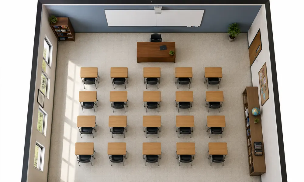 Classroom Seating Arrangements: Types, Benefits, And Best Practices 2 Classroom Seating Arrangements Traditional Rows
