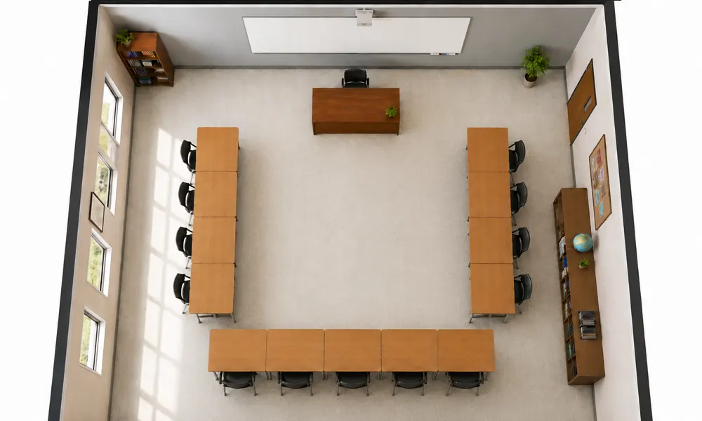 Classroom Seating Arrangements: Types, Benefits, And Best Practices 5 Classroom Seating Arrangements U Shaped Seating