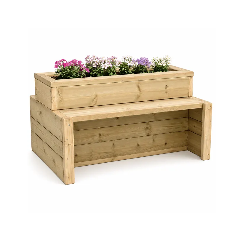 Double-Sided Bench Planter 1 Double-Sided Bench Planter