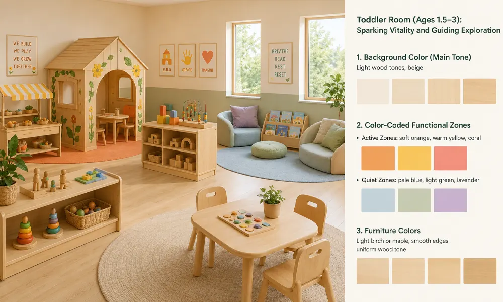 How To Choose Classroom Colors For Learning Spaces? 13 Toddler Room Colors Combination