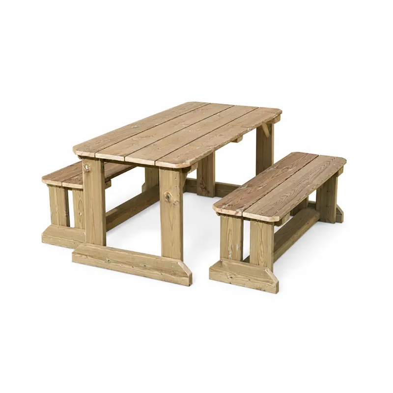 Wooden Table And Benches 1 Wooden Table And Benches