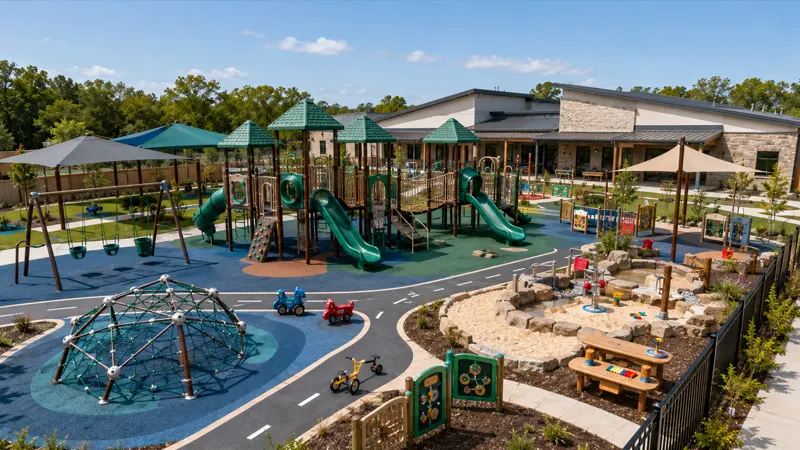 What Is The Cost Of Building A Preschool Playground? 8 Example Of A Preschool Playground With A Budget Of 100000