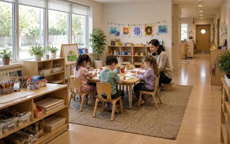 How To Set Up An Art Center In Preschools And Early Childhood Classrooms 2 Find A Good Art Center Location