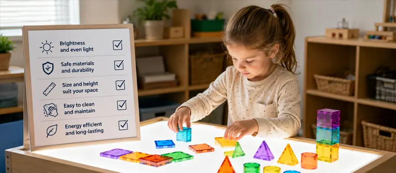 How To Make The Most Of A Preschool Light Table? 12 What To Look For When Buying A Light Table