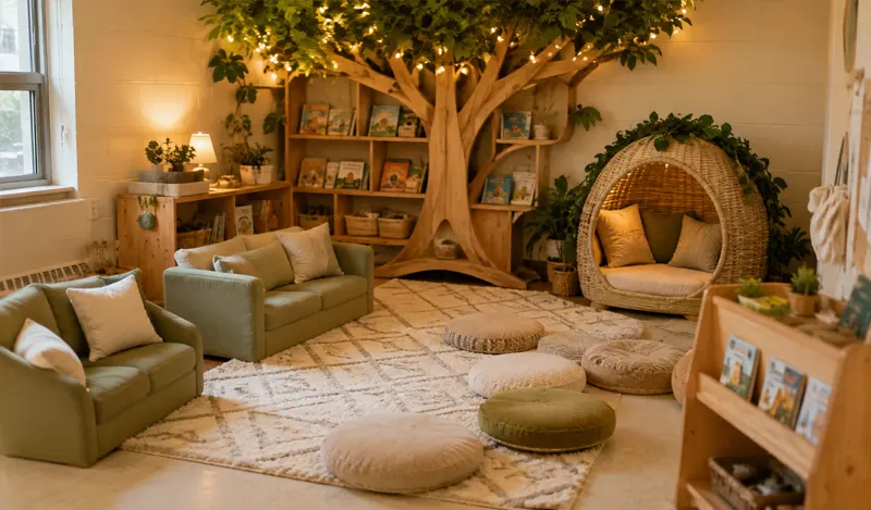 9 Classroom Decoration Ideas For Preschool And Daycare Centers 6 Add A Creative Touch To Your Reading Nook