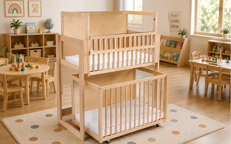 How To Choose Cribs For Your Childcare Center? 5 Foldable And Stackable Cribs