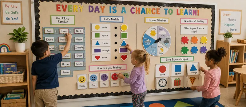 11 Common Types Of Preschool Bulletin Board Ideas 11 Preschool Interactive Bulletin Board Ideas