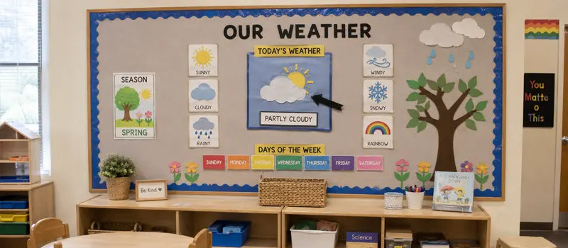 11 Common Types Of Preschool Bulletin Board Ideas 6 Preschool Weather Bulletin Board Ideas