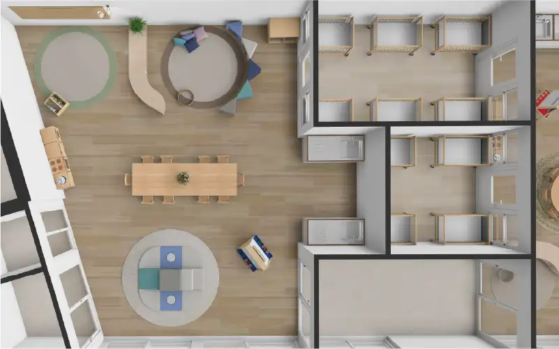 Infant Classroom Furniture Layout