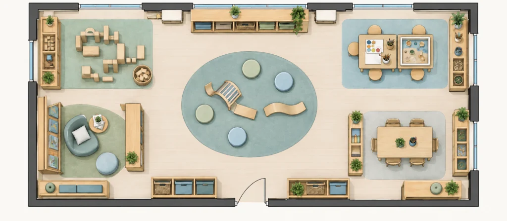 How To Design A Kinesthetic Learning Classroom? 2 Classroom Layout Plan
