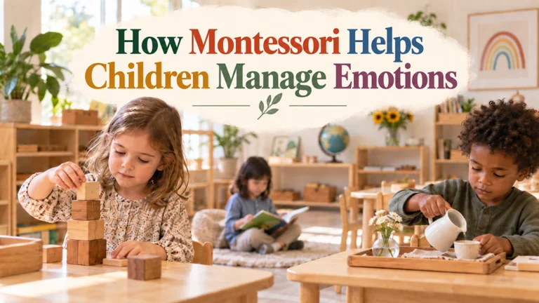 How Montessori Helps Children Manage Emotions