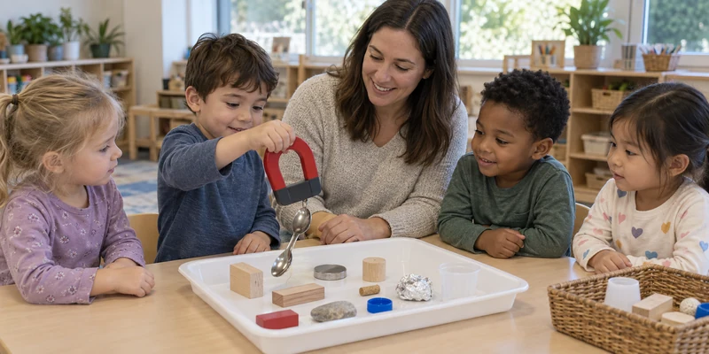 15 Science Activities For Preschoolers That Build Real Inquiry Skills 6 Large-Magnet-Material-Hunt