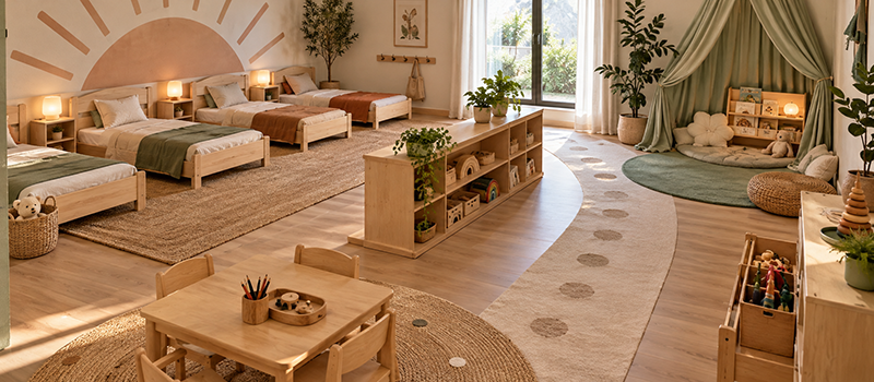 Montessori Preschool Bedroom Design: A Practical Guide For Early Learning Centers 3 Creative Bedroom Layout
