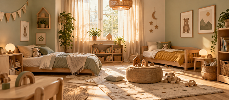 Montessori Preschool Bedroom Design: A Practical Guide For Early Learning Centers 6 Warm And Calming Decor