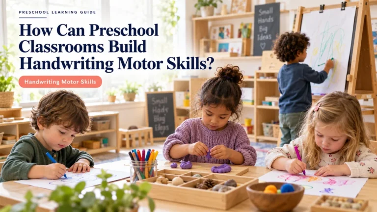 Handwriting Motor Skills in a preschool classroom