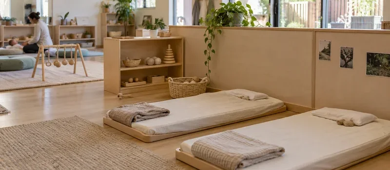 How To Plan A Montessori Nido Environment For Infants 3 Nido-Infant-Sleep-Area-Wide