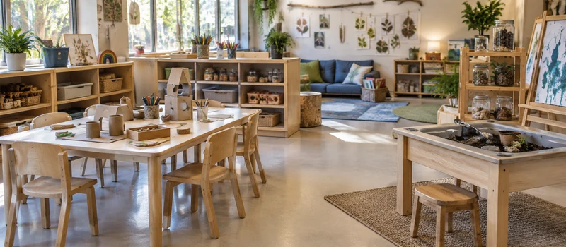 Makerspace Design: How To Create A Creative Learning Space In Preschool 2 Preschool Makerspace Layout With Flexible Work, Storage, And Project Areas